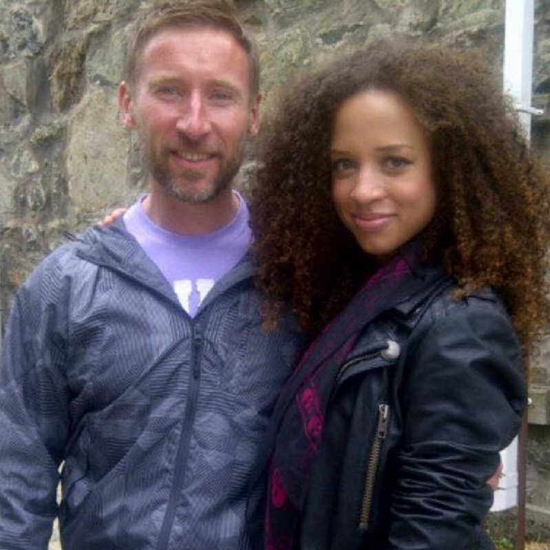Yan with Actress Natalie Gumede